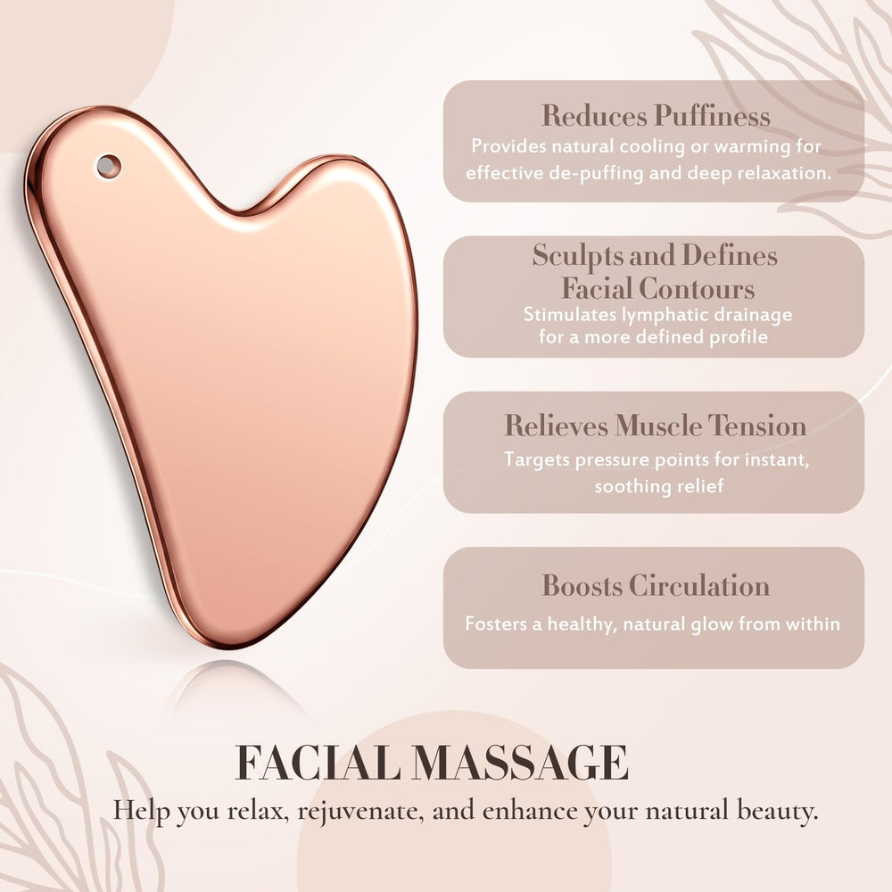 Nuanchu Gua Sha usage corporel polyvalent pour relaxation.
