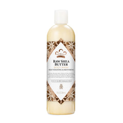 Gel douche Nubian Heritage au karité pur, flacon clair, hydratation douce