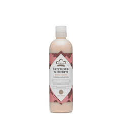 Nubian Heritage Patchouli gel douche en bouteille, parfum enveloppant