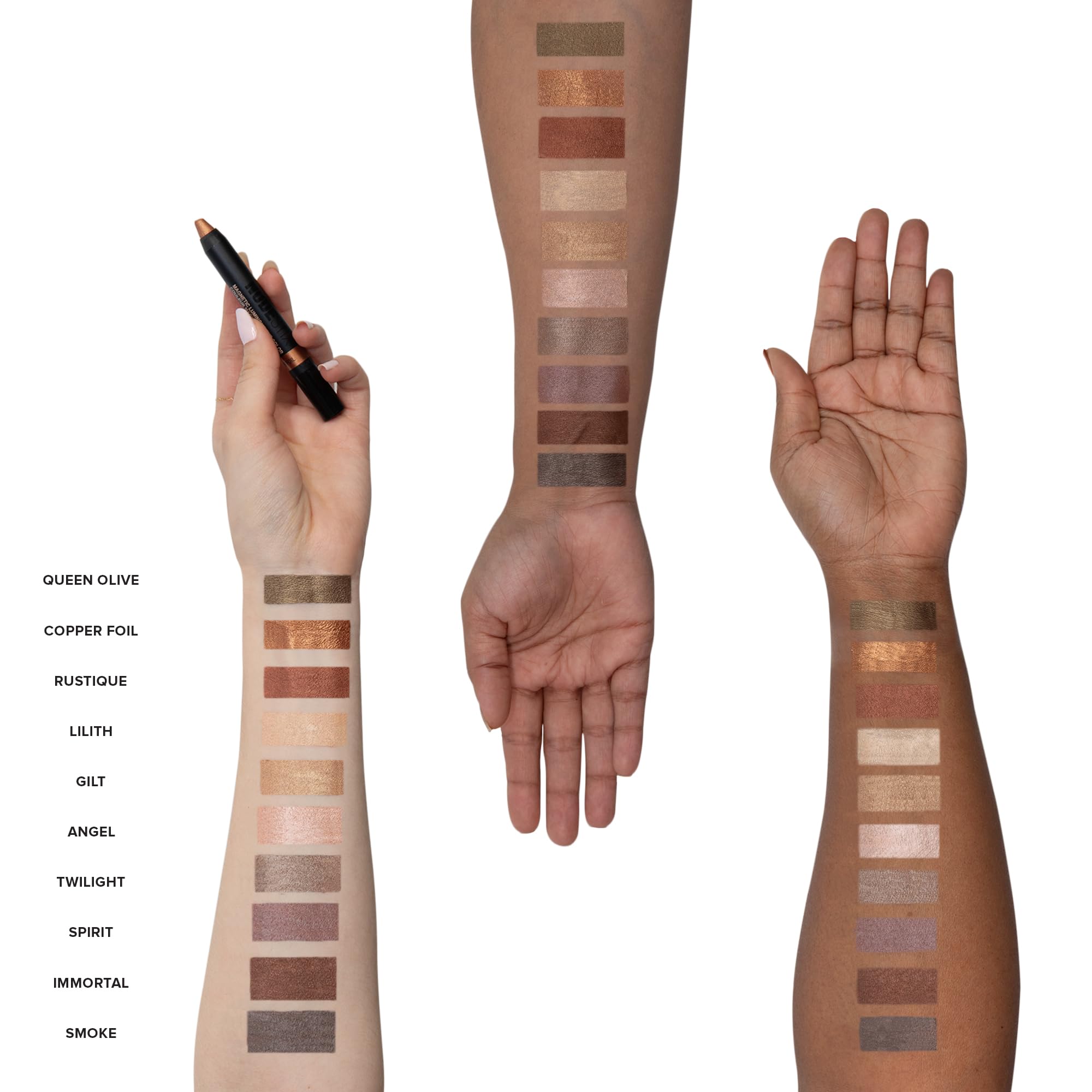Nudestix Magnetic Luminous Eye Color Spirit - formulation végan et sans cruauté envers les animaux.