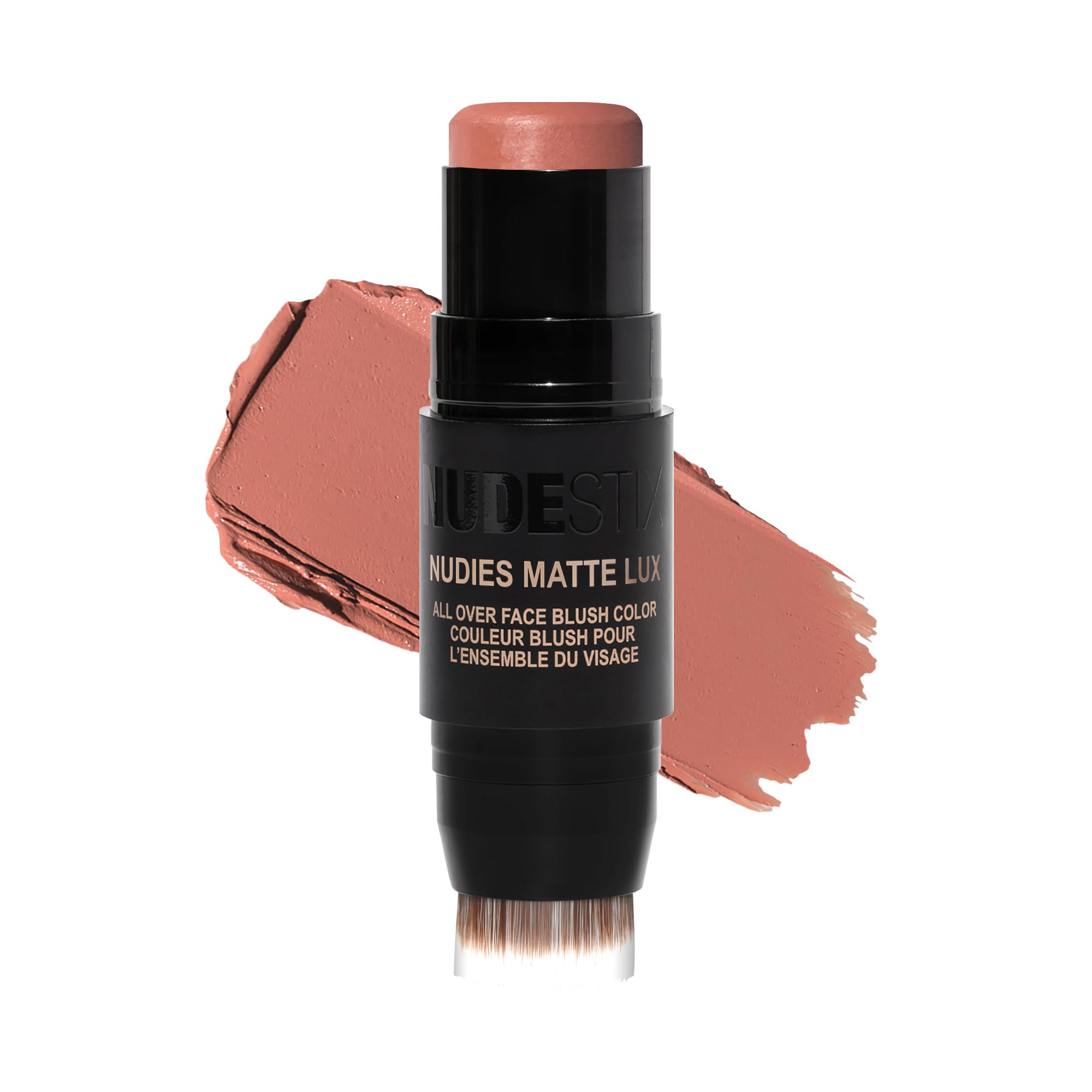Nudestix Nudies Matte Lux bâton-blush, couleur naturelle pour les joues.