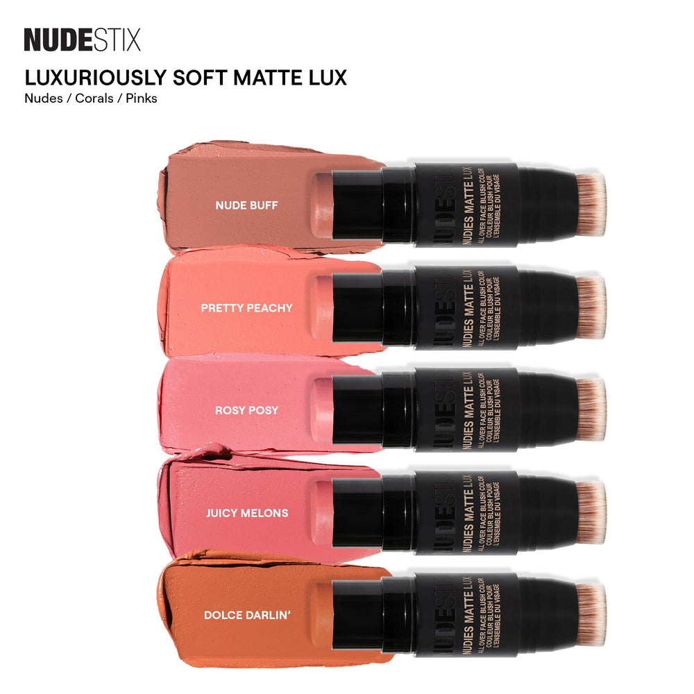 Nudestix Nudies Matte Lux emballage recyclable, choix responsable et compact.
