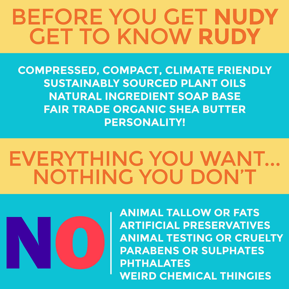 Nudy Rudy emballage-durable: emballage respectueux de l'environnement et produit de luxe.