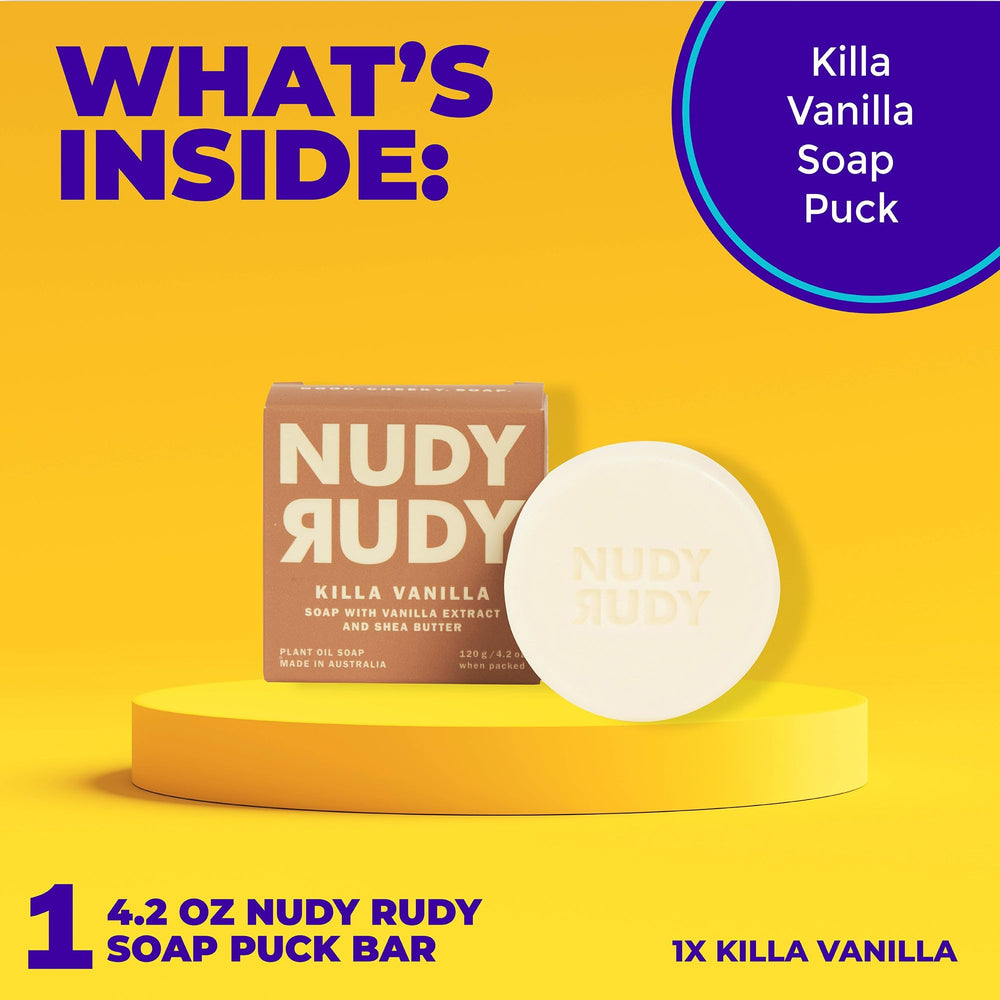 Nudy Rudy Killa Vanilla beurre de karité bio nourrit et apaise.