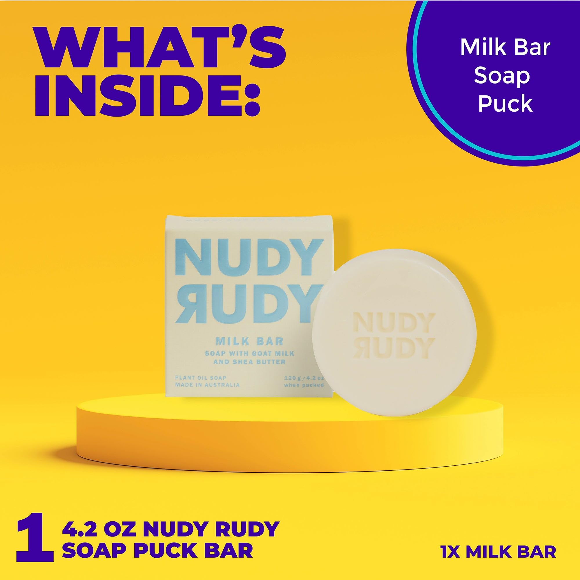 Nudy Rudy sans sulfates ni parabènes, formule douce et sûre.