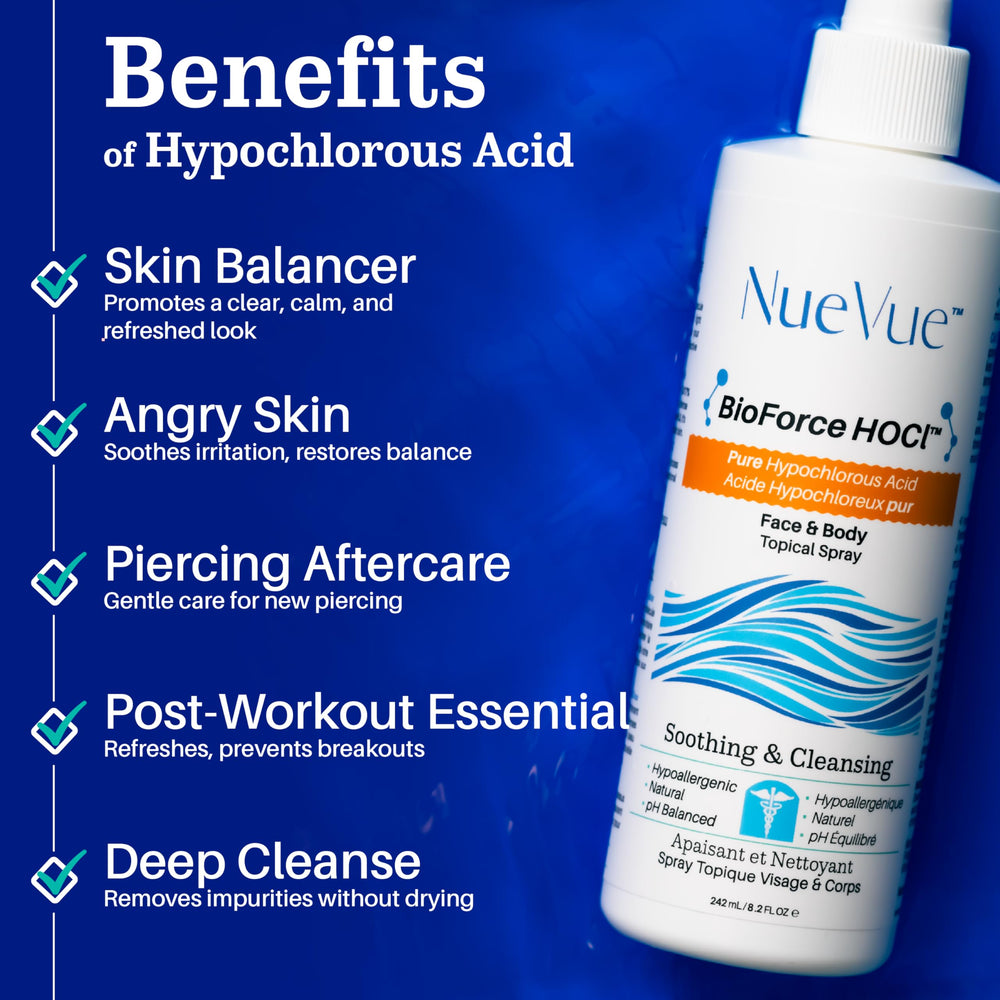 NueVue HOCl soin visage et corps remplissage 33oz