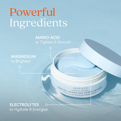 NuFACE IonPlex Hydra-Gel Patchs refroidissant la zone oculaire
