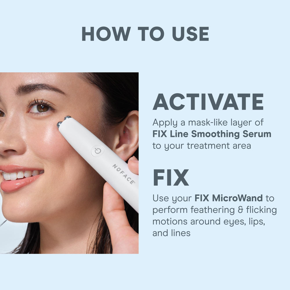 NuFACE FIX Serum intégré avec appareil microcurrent pour soin optimal
