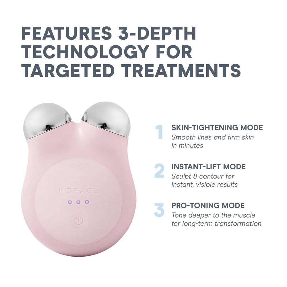 NuFACE Mini+ activateur gel microcourant, améliore la conduction pour des résultats ciblés.