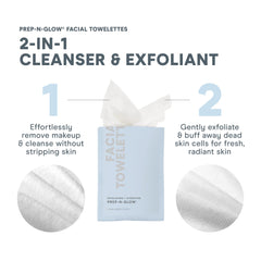 NuFACE Prep-N-Glow lingette exfoliante révèle un teint lumineux