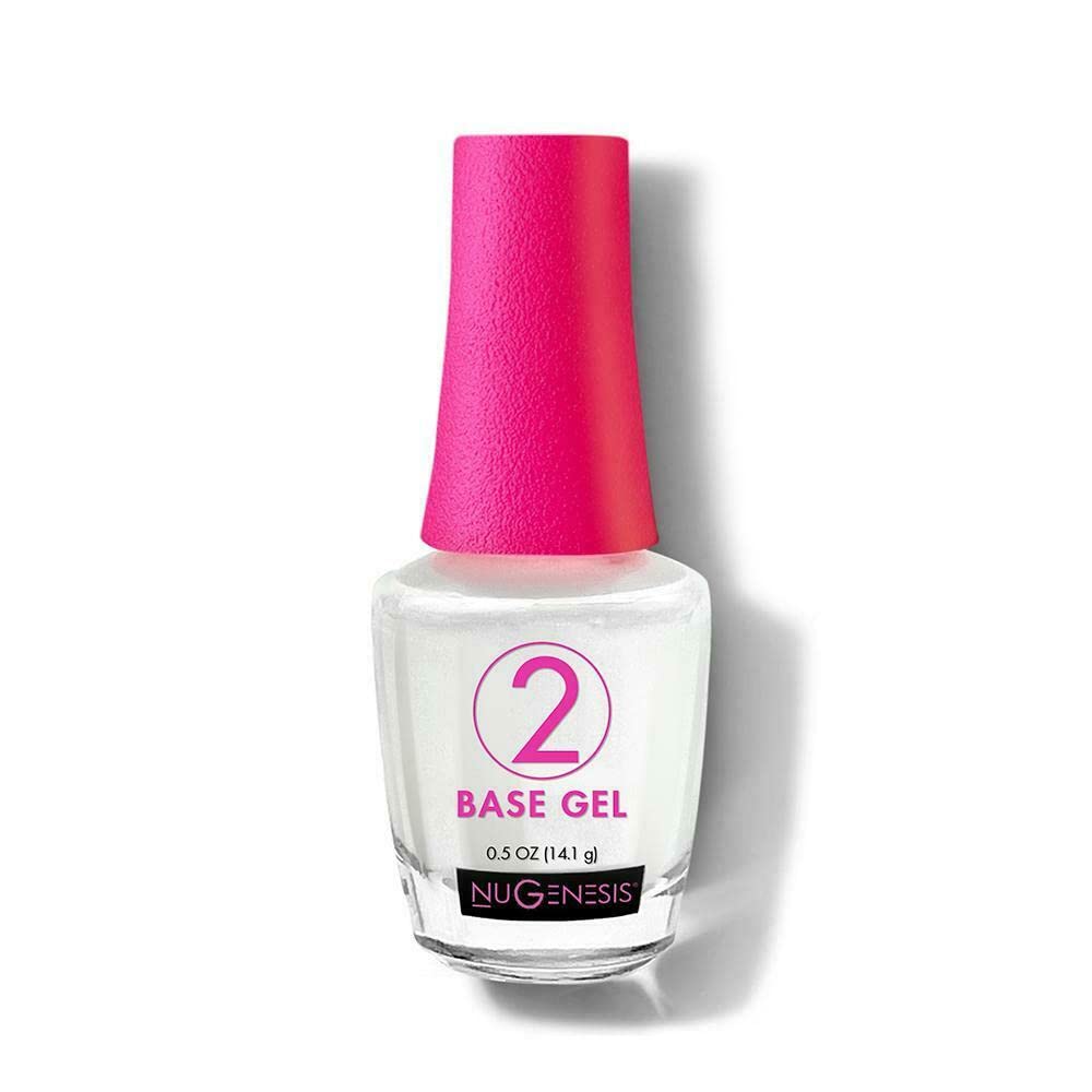 Nugenesis Gel Base: application pour une finition lisse et durable sur chaque ongle.
