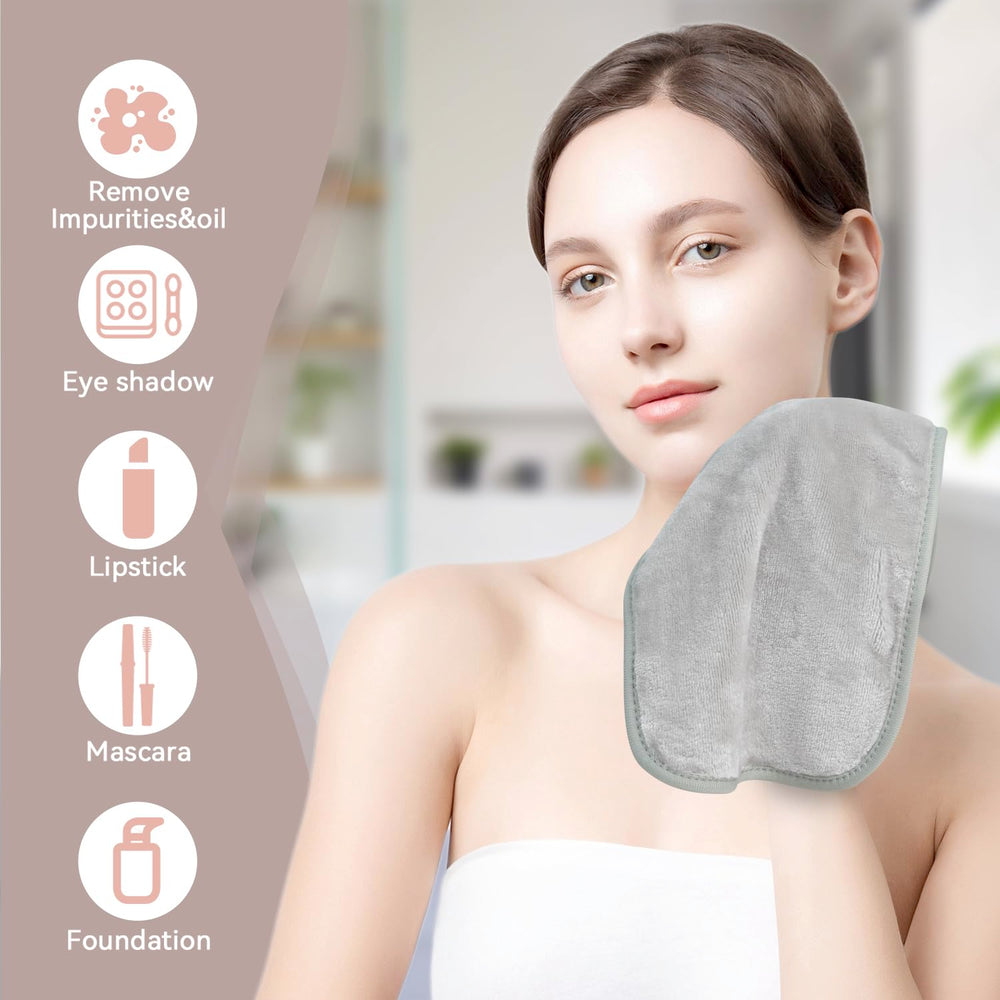 Lingettes Nugilla microfibre pour un nettoyage efficace du visage.