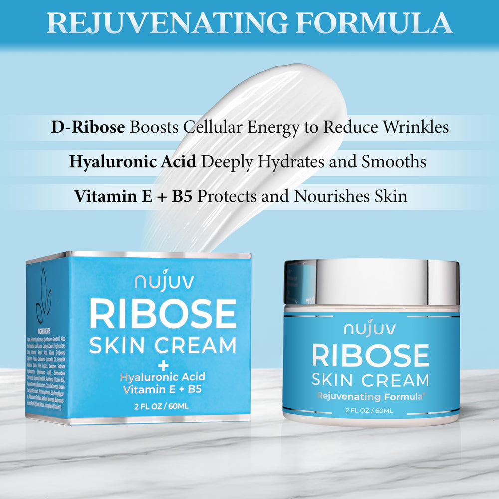 nuJuv Ribose – Texture lissante: application facile et hydratation durable