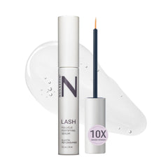 Sérum NULASTIN pour les cils avec application précise à la base de la ligne supérieure.