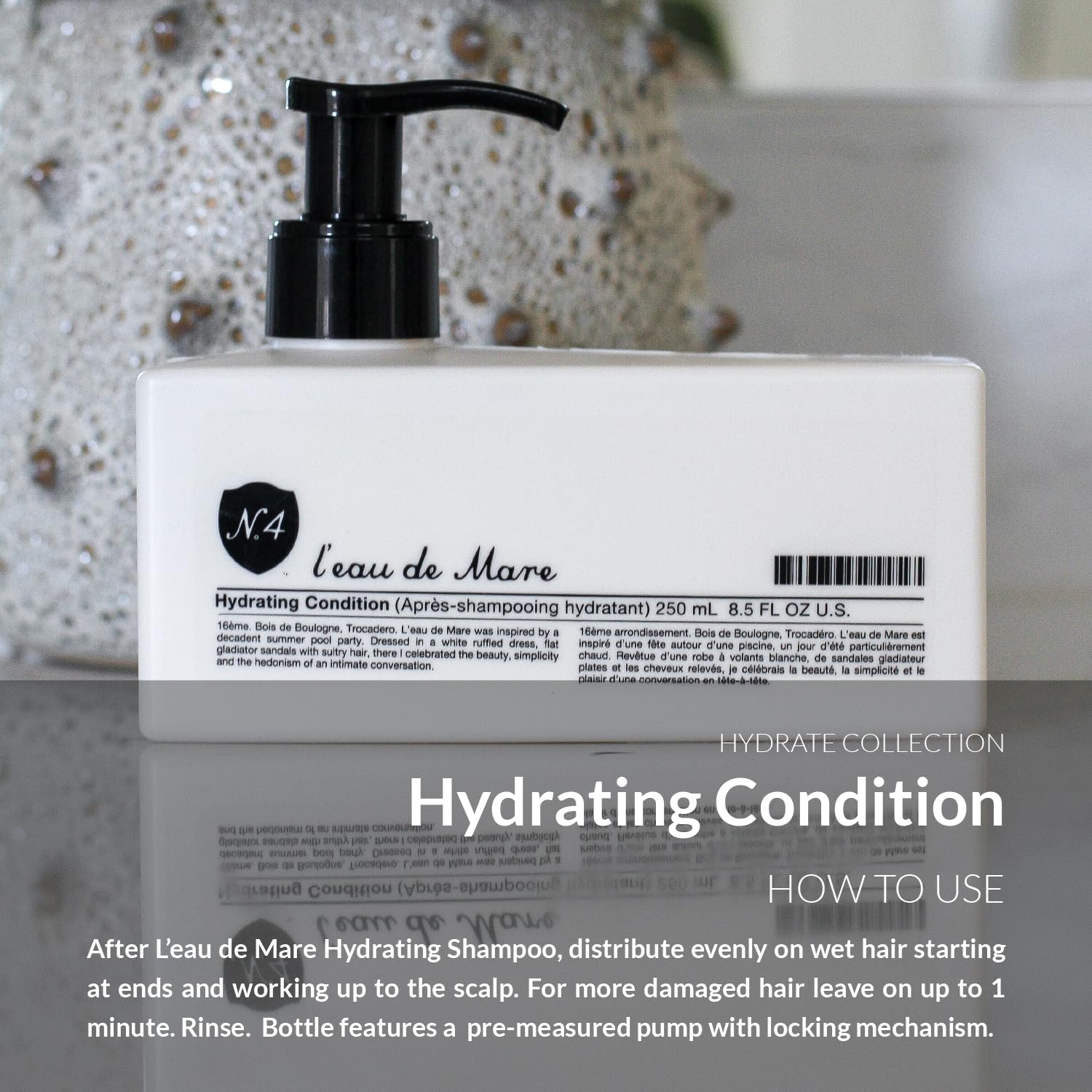 Number 4 conditionneur hydratant — doseur pratique pour une application précise