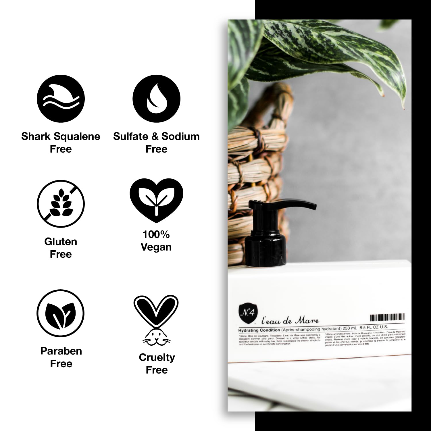 Number 4 conditionneur hydratant — couleur protégée et brillance durable
