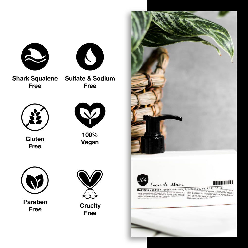 Number 4 conditionneur hydratant — couleur protégée et brillance durable