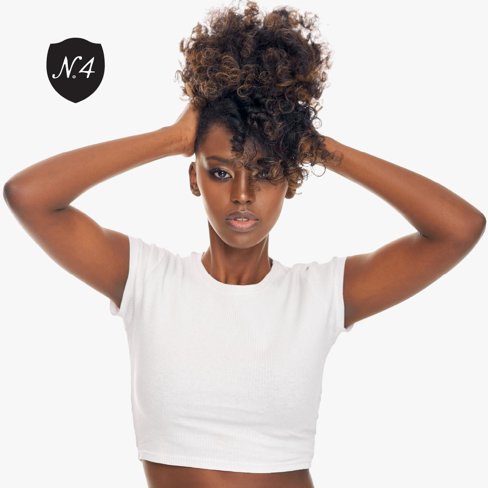 Number 4 Lotion Sèche-Cheveux: bouteille et geste secouez avant utilisation pour optimiser les résultats.