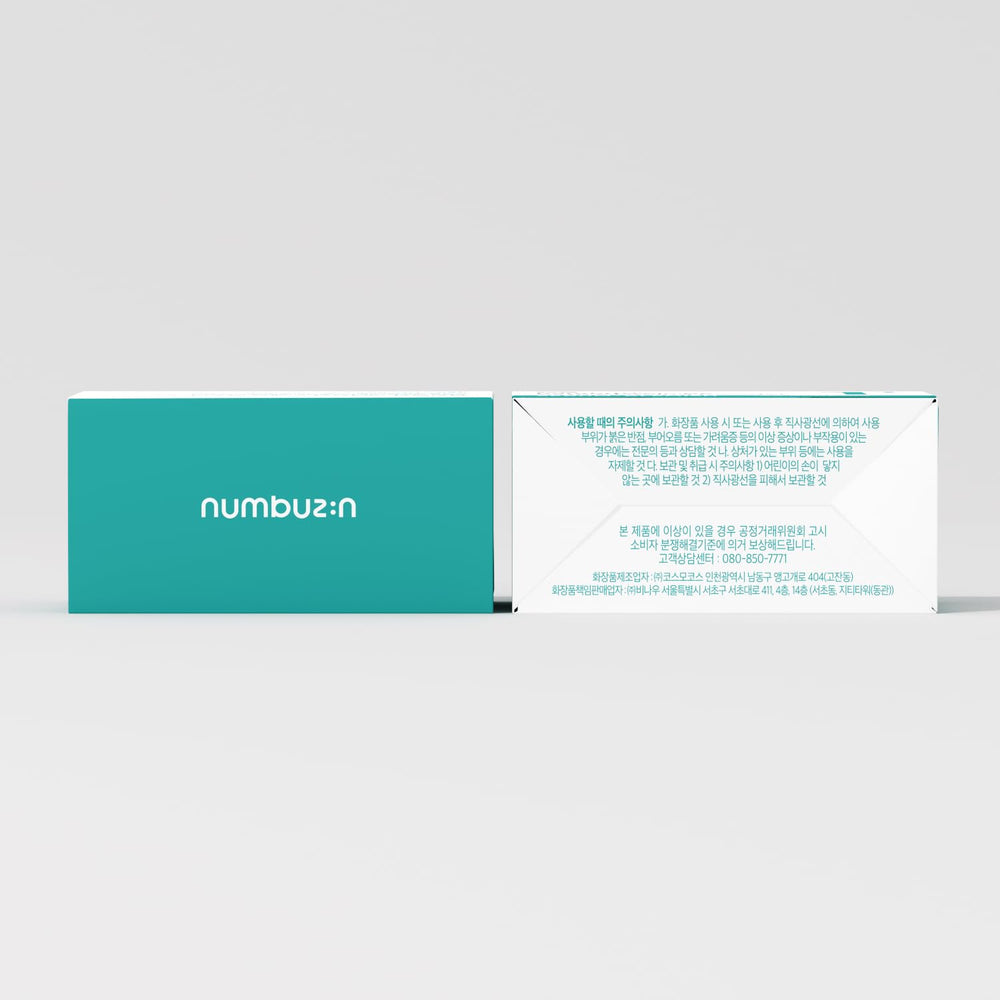 Numbuzin No.1 Poudre – ingrédients clés apaisants et sûrs pour la peau.