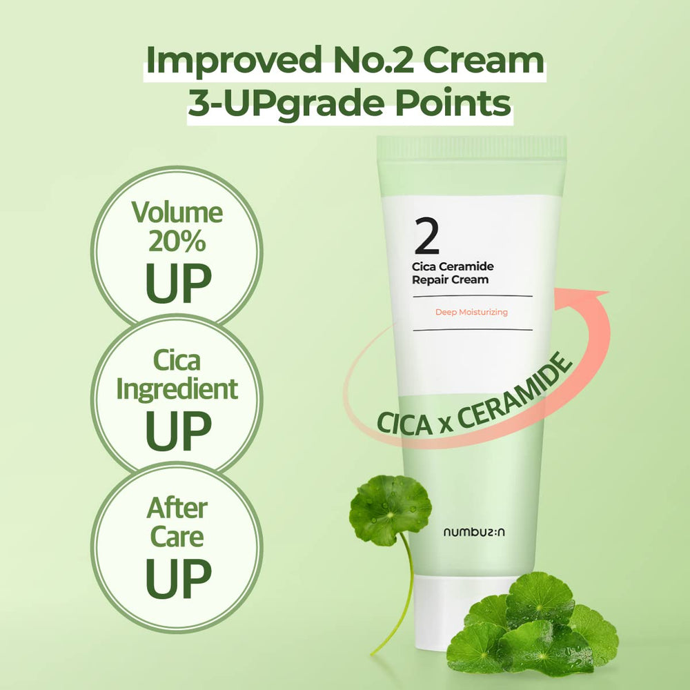 No.2 Crème ceramide-barrière-cutannée, renforcement délicat de la barrière.