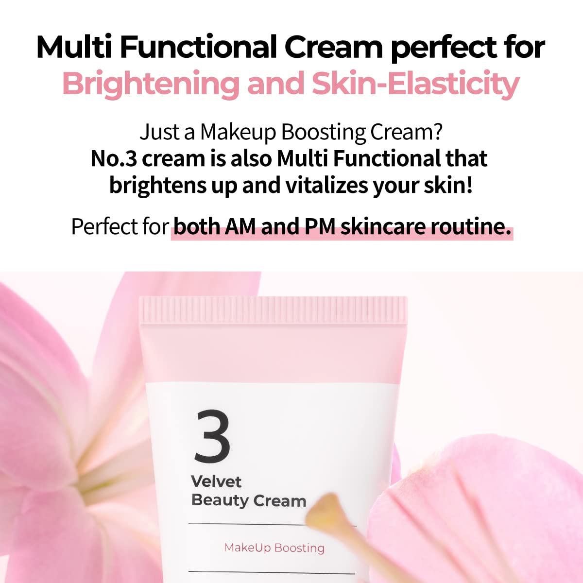 Numbuzin No3 Creme effet-maquillage procure fini naturel après application.