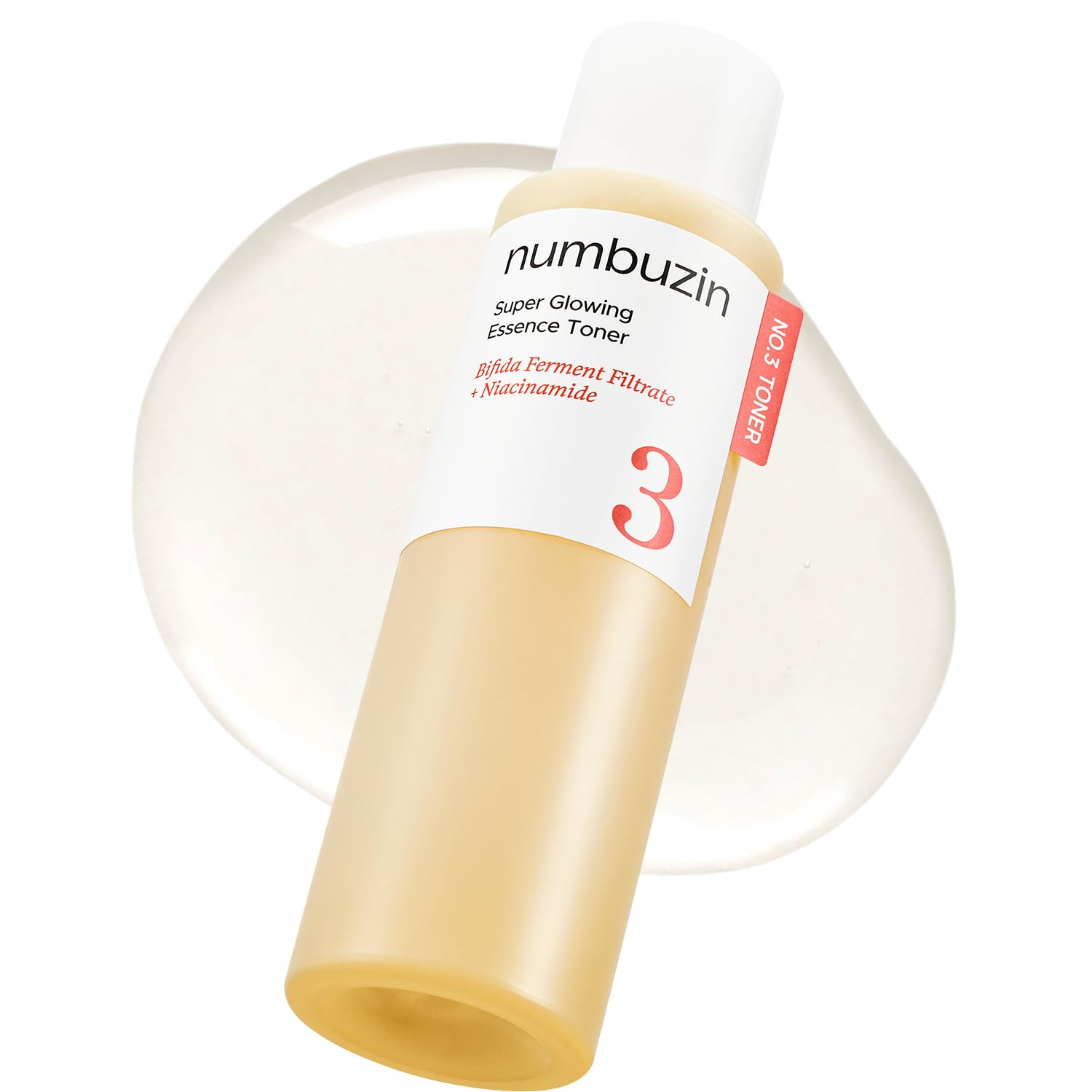 Numbuzin No.3, bouteille éclatante évoquant un teint sain.