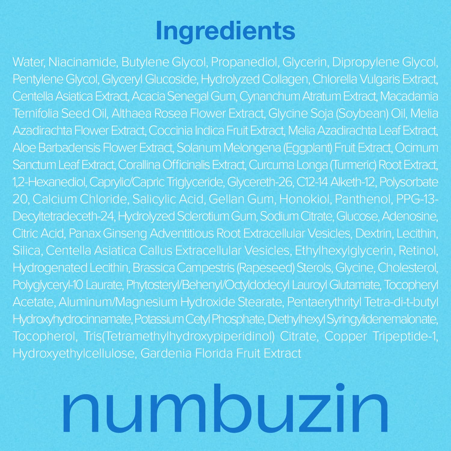 Routine quotidienne simplifiée avec numbuzin No.3 et protection solaire.