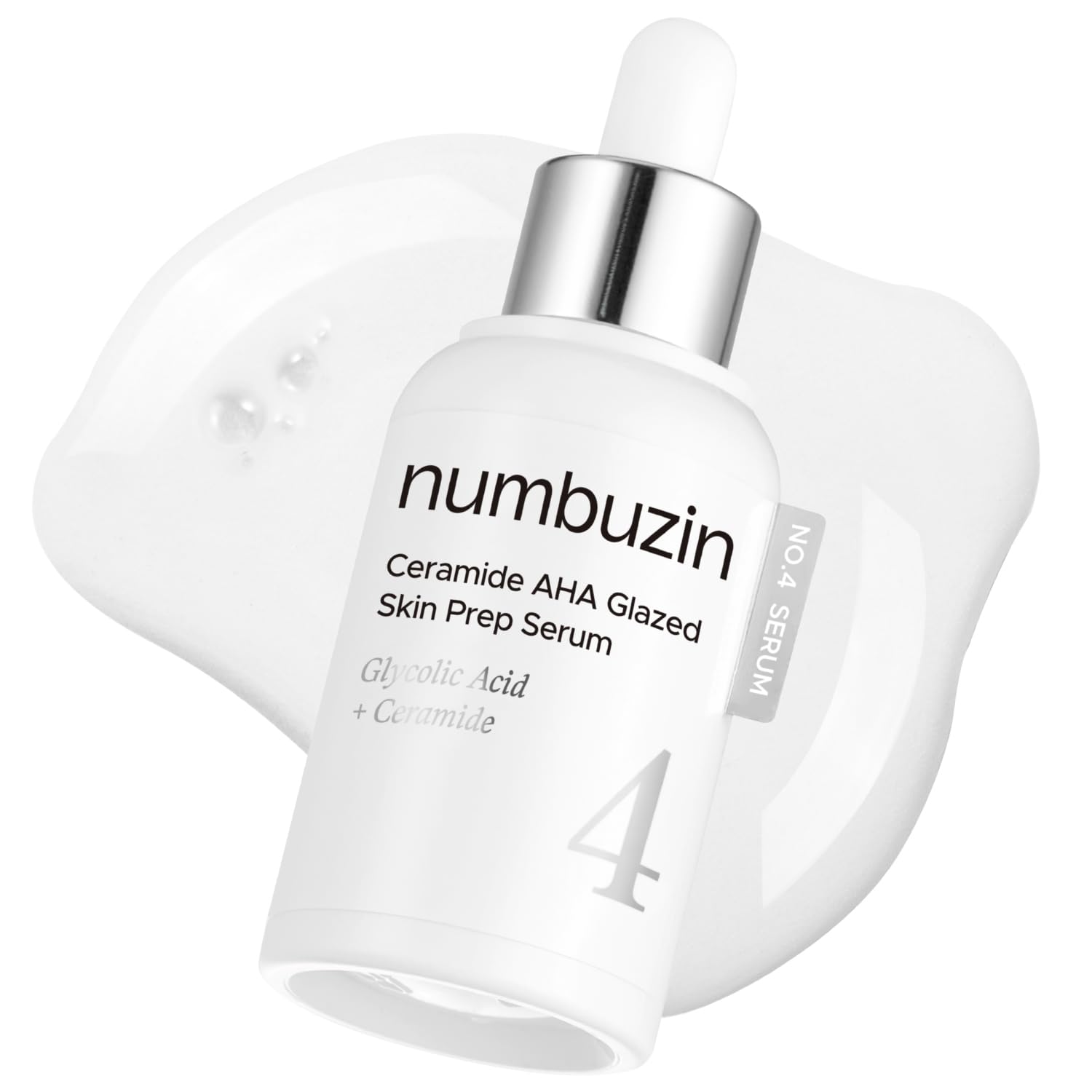 Sérum numbuzin No.4 dans sa bouteille pour une peau éclatante