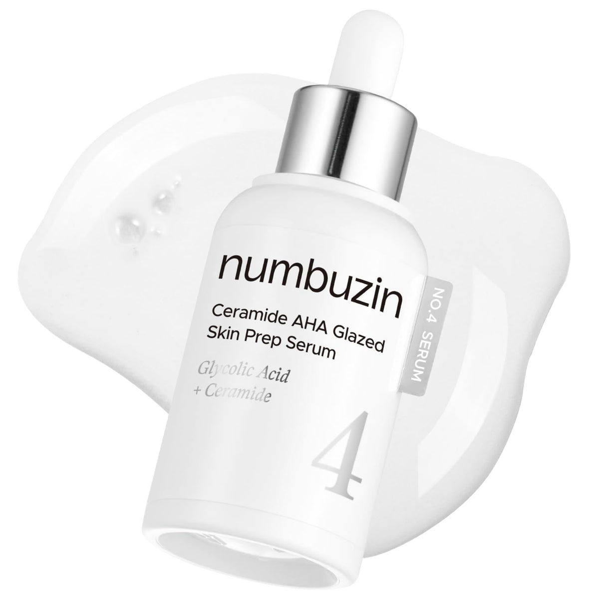 Sérum numbuzin No.4 dans sa bouteille pour une peau éclatante