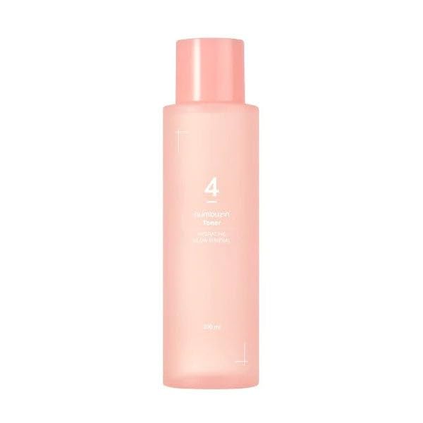 Numbuzin No.4 toner with hyaluronic acid droplets visuals