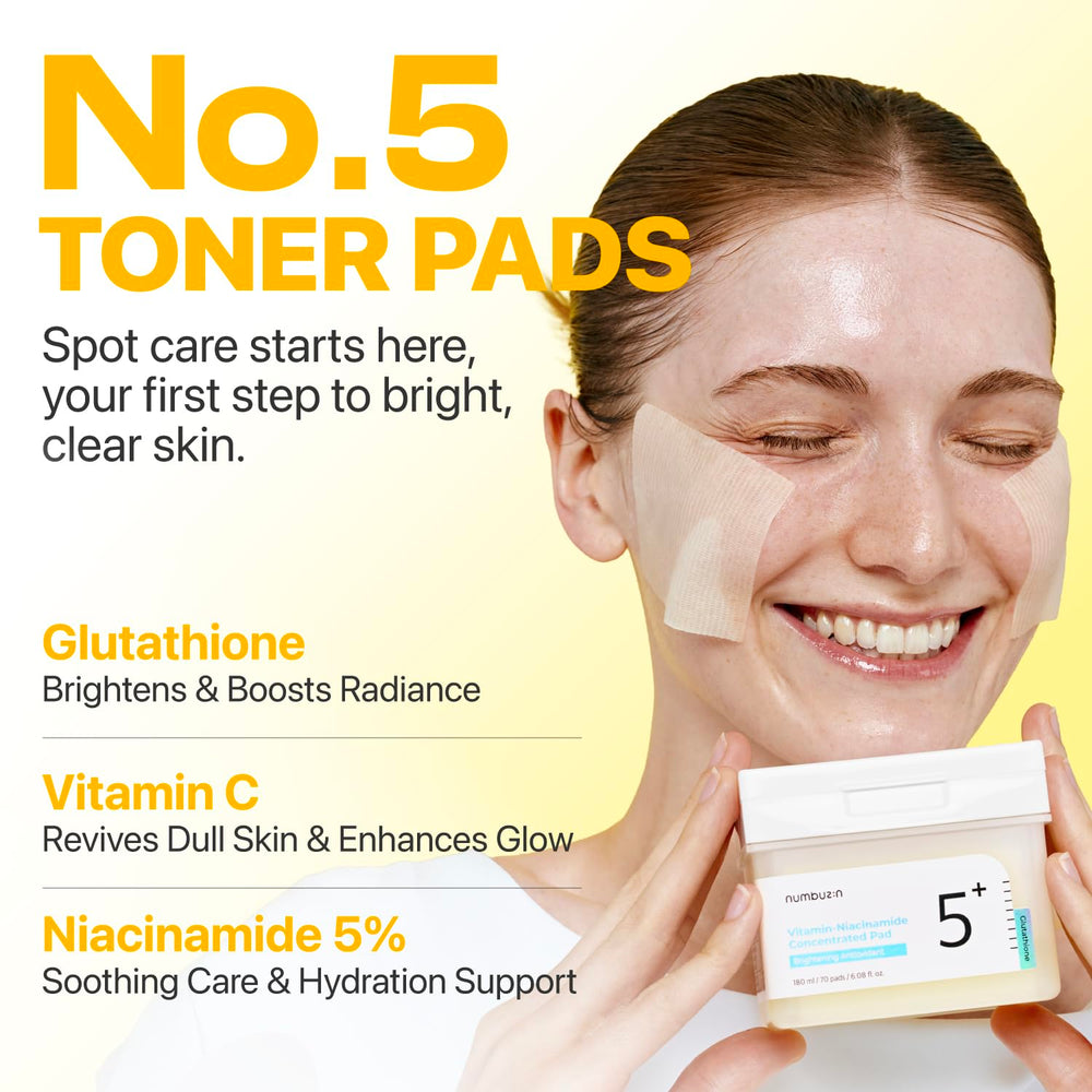 Tampons numbuzin No.5 pha-lha exfoliation douce pour peau lisse