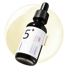 Sérum concentré Numbuzin No.5 dans un flacon pour un teint lumineux potentiel