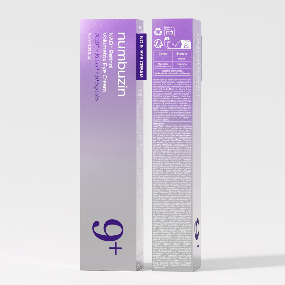 Niacinamide dans numbuzin No.9 NAD+ Retinol Yeux pour uniformiser le regard