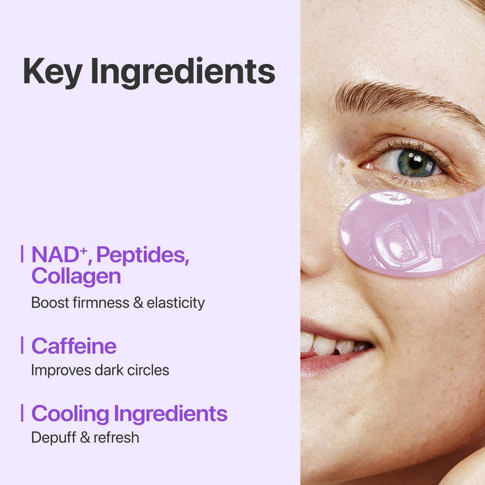 Texture hydrogel stable des patchs numbuzin No.9 sur la paupière