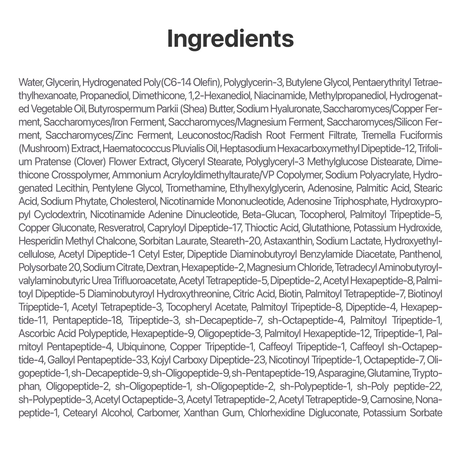 Ingrédients et peptides du No9 Serum soutiennent l’éclat et la résistance cutanée.