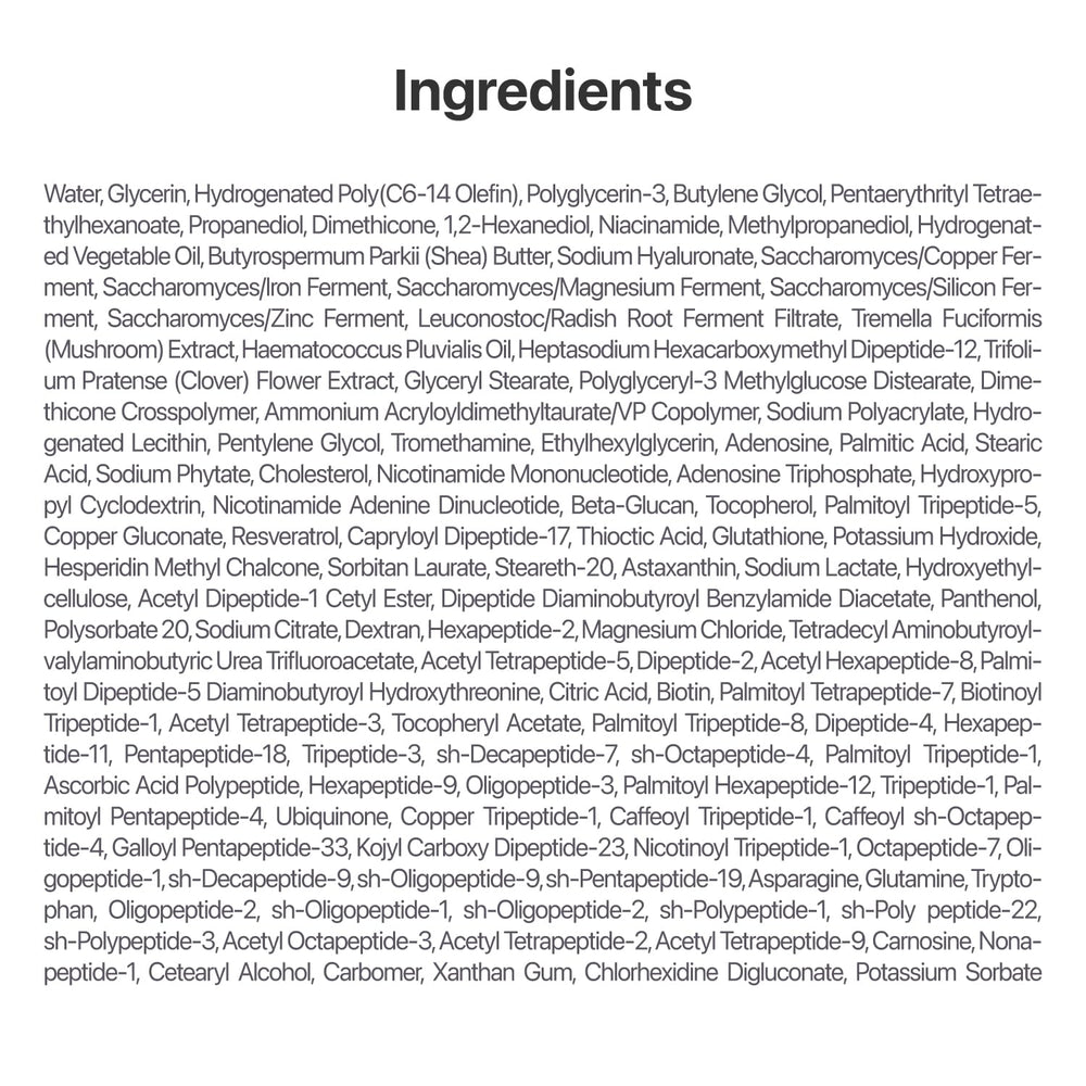 Ingrédients et peptides du No9 Serum soutiennent l’éclat et la résistance cutanée.