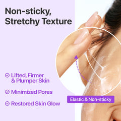 Texture hydratante du No9 Serum pour une peau rebondie.