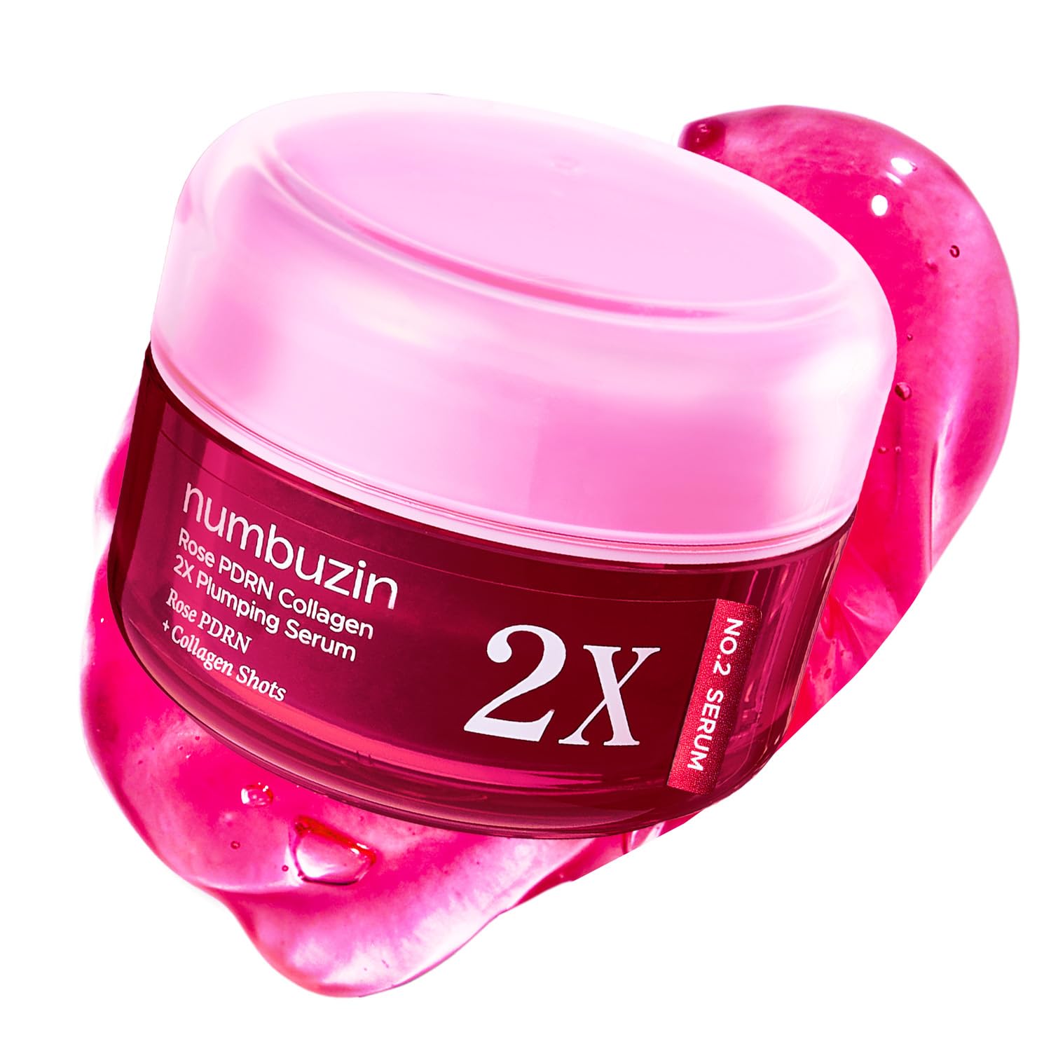 Sérum numbuzin Rose PDRN : flacon élégant et pratique.