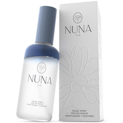 Sérum visage NUNA en brume – bouteille et pulvérisateur pour hydratation légère