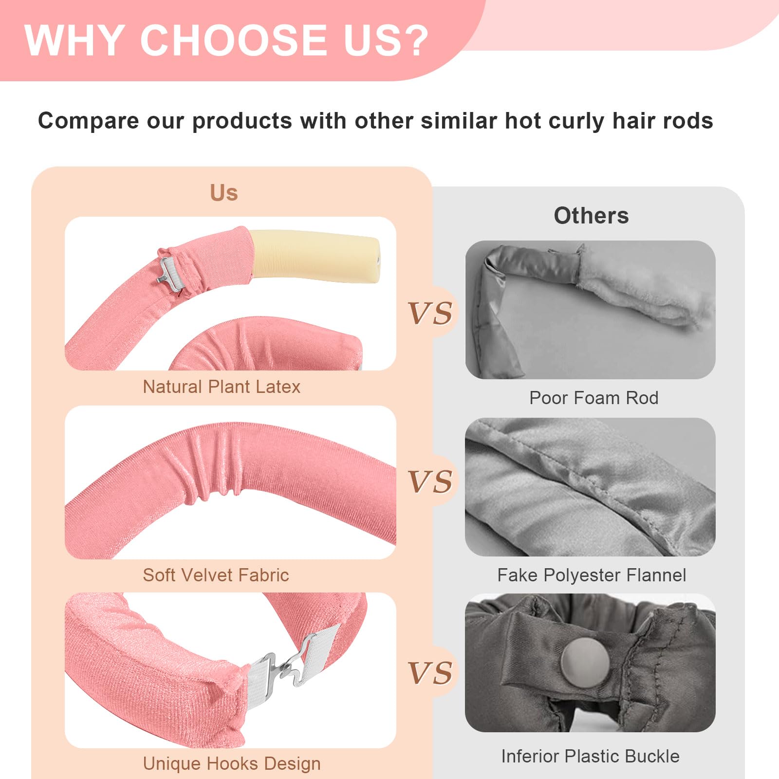 Nunflue foulard satin pour coiffage sans chaleur et douceur