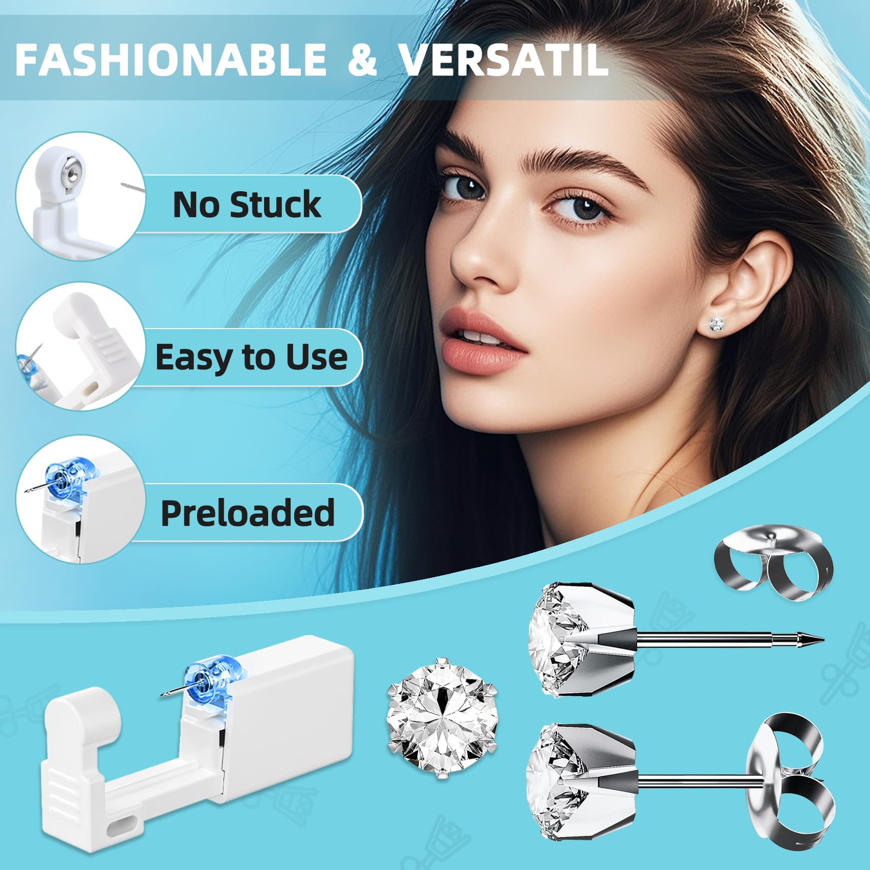 Nunpag coffret etui piercing: coffret élégant prêt à offrir