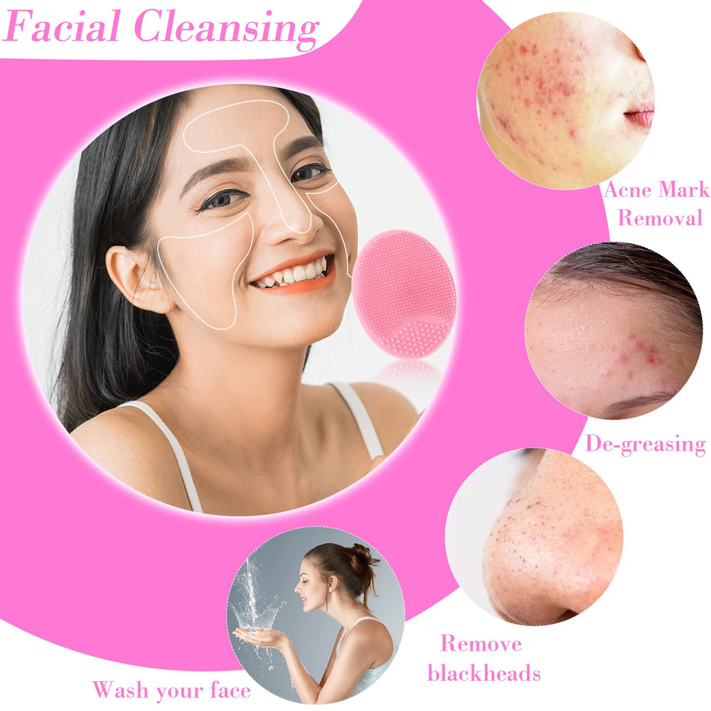 Nuogo brosse visage silicone nettoyage des pores et exfoliation douce.