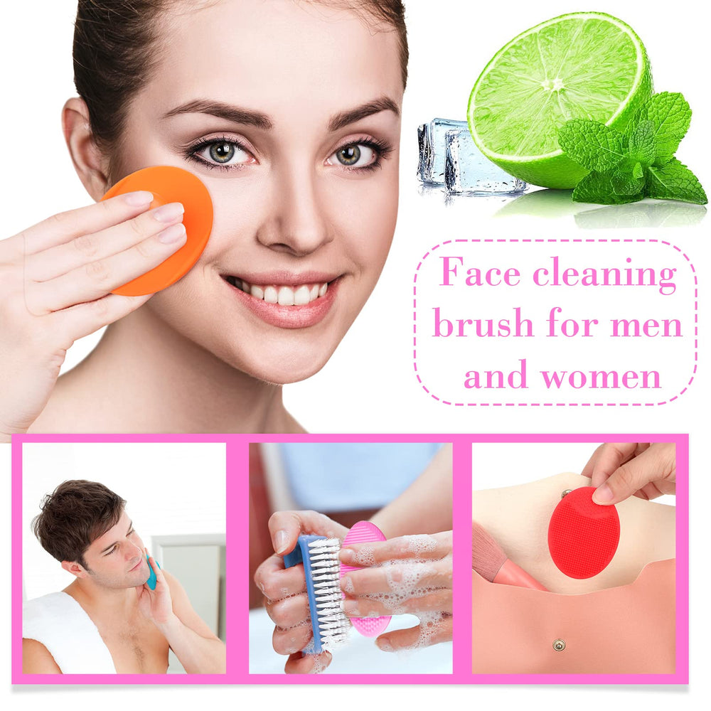Nuogo brosse visage silicone prise en main facile, nettoyage rapide des pores.