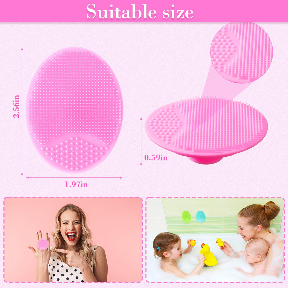 Nuogo brosse visage silicone taille compacte, prise en main facile.