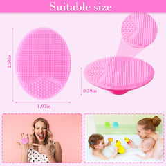 Nuogo brosse visage silicone taille compacte, prise en main facile.