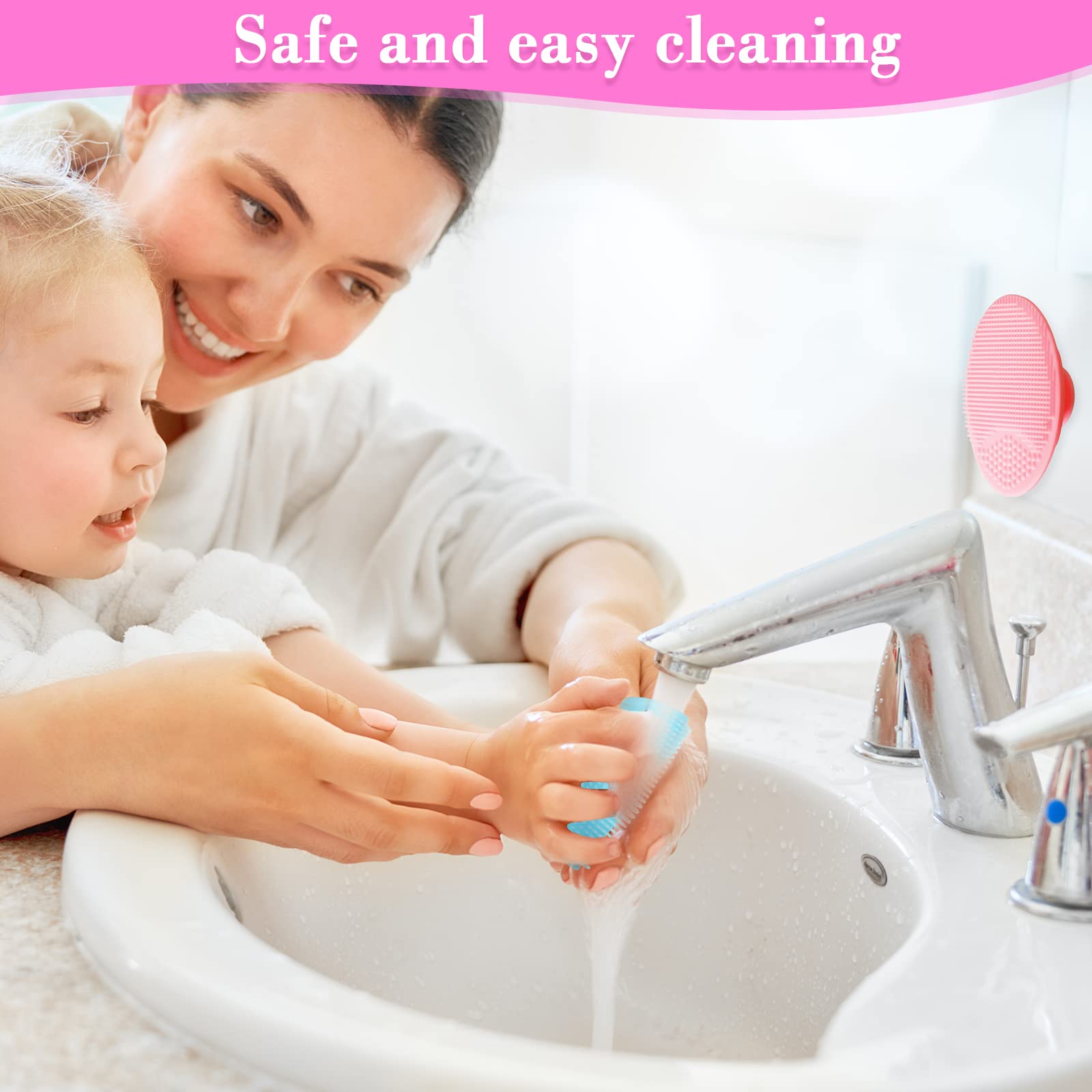 Nuogo brosse visage silicone usage multifonction, idéal pour enlever le maquillage.