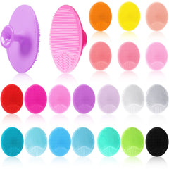 Nuogo ensemble 20 brosses visage silicone en couleurs, pour un nettoyage en profondeur.