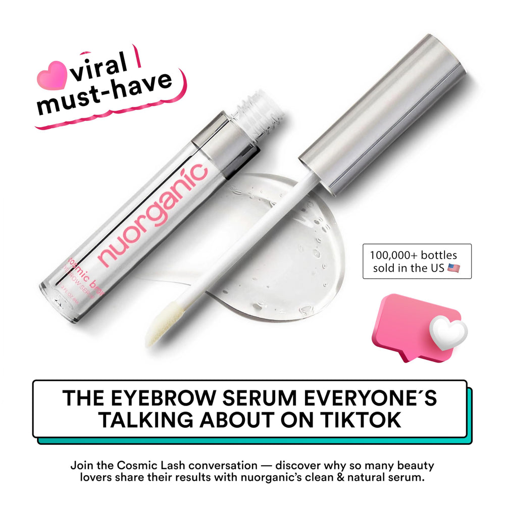 NuOrganic Cosmic Brow avec brosse-applicatrice pour une application précise.