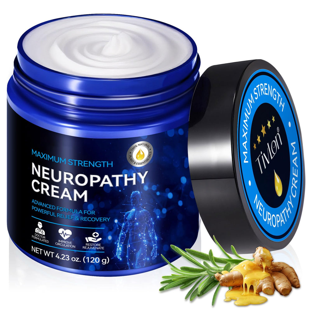 NUOYANG Crème Neuropathie — bouteille rafraîchissante pour apaiser les pieds après l'effort.