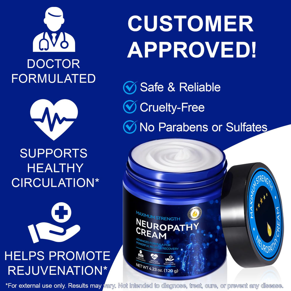NUOYANG Crème Neuropathie — format compact pour emporter et réconfort en déplacement.
